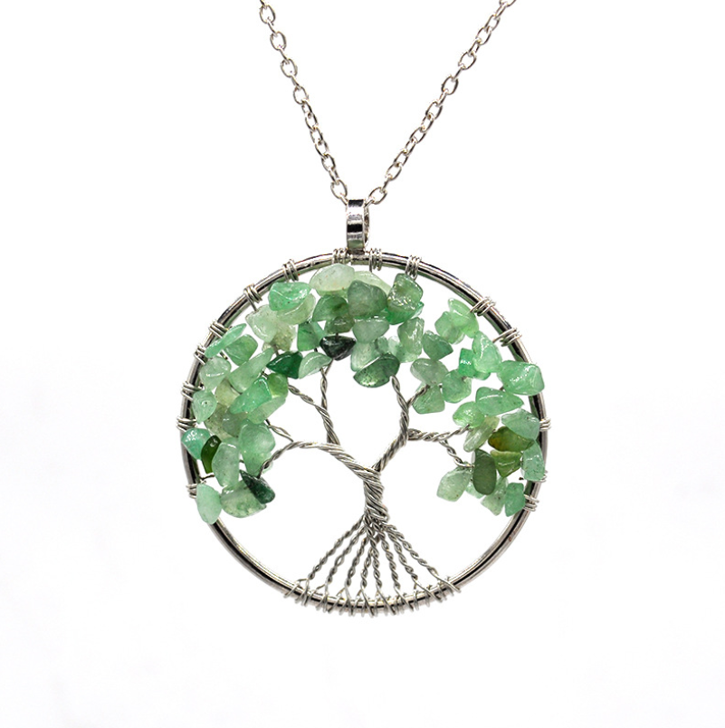 Tree Necklace Chakra Tree Of Life Multi Color Options