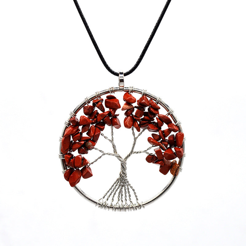 Tree Necklace Chakra Tree Of Life Multi Color Options