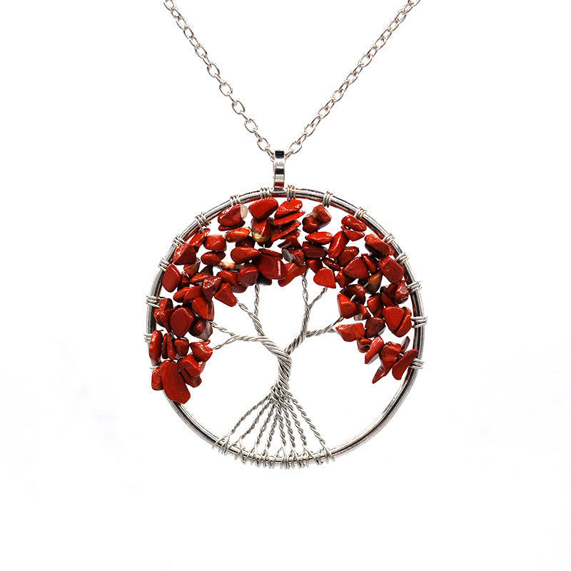 Tree Necklace Chakra Tree Of Life Multi Color Options