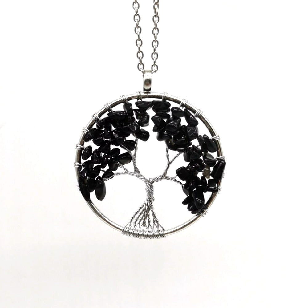 Tree Necklace Chakra Tree Of Life Multi Color Options