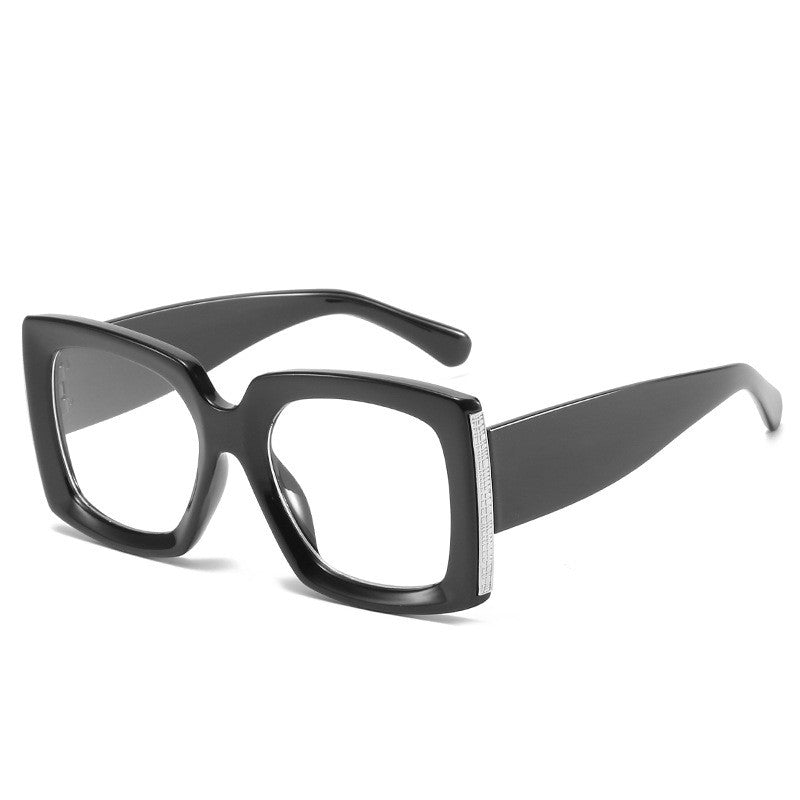 Beachy Cover Ups' Trendy Large Frame Sunglasses on a white background, showcasing a fashion-forward contemporary eyewear style.