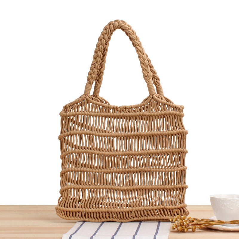 3 Color Sensual Straw Beach Bag - Beachy Cover Ups