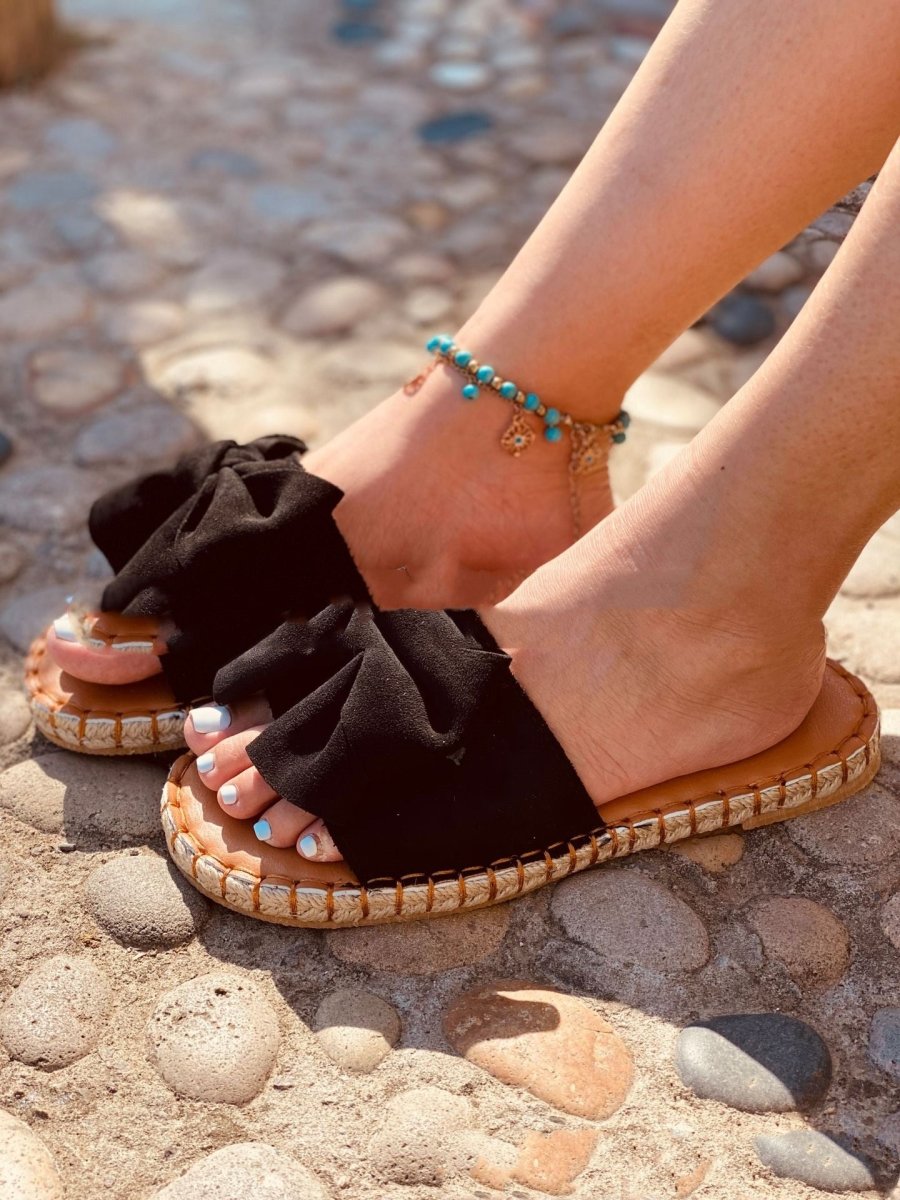 Color Ribbon Sandals - Beachy Cover Ups