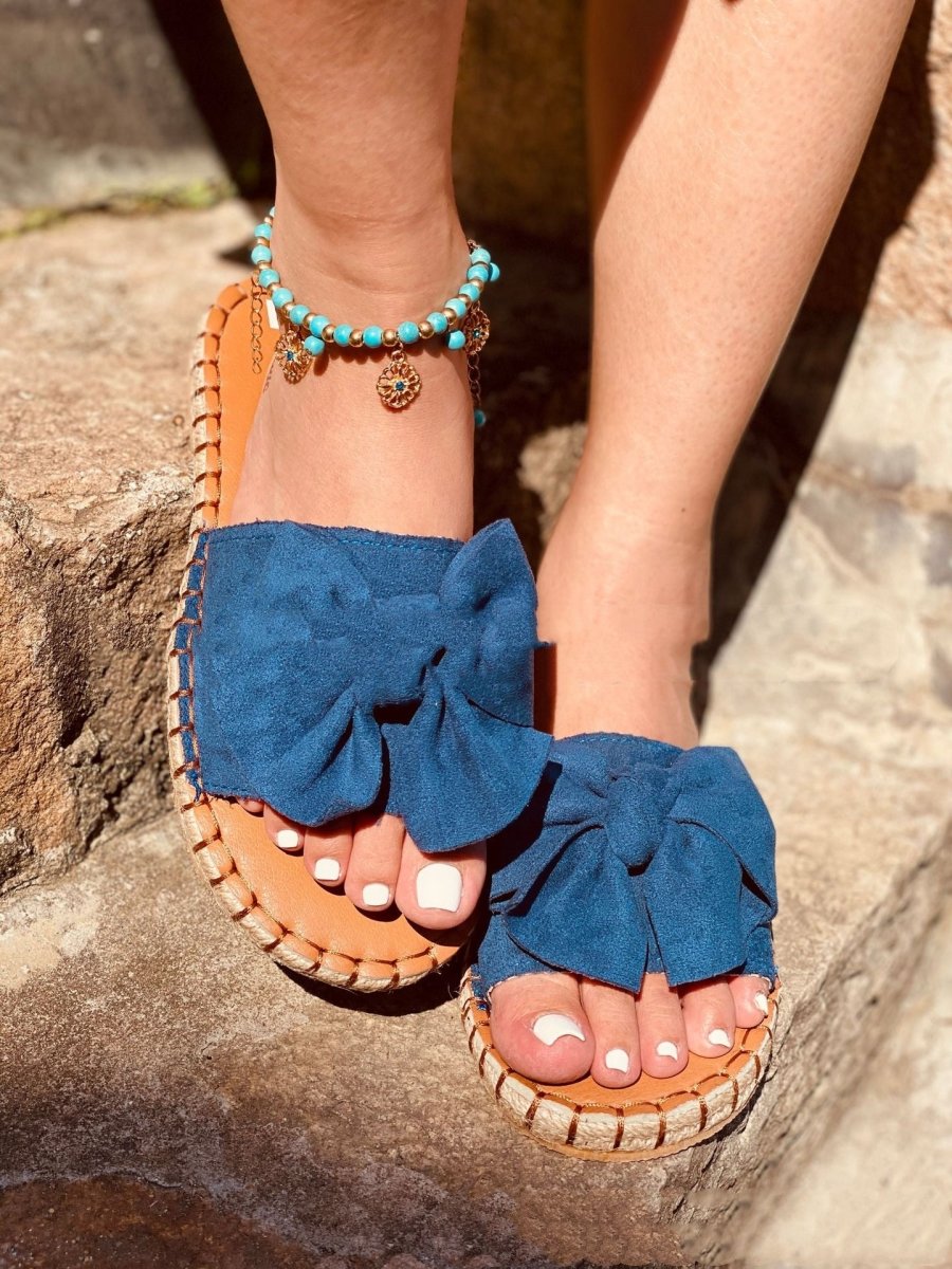 Color Ribbon Sandals - Beachy Cover Ups