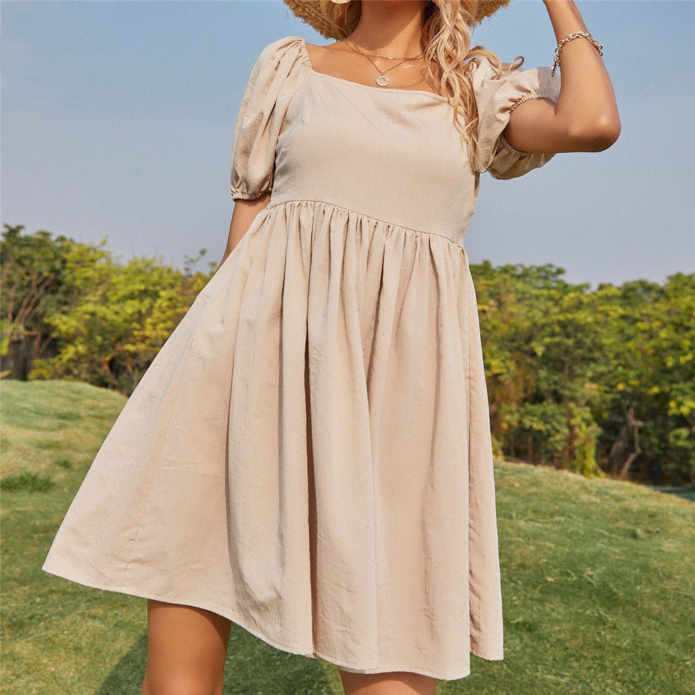 High Waist French Dresses - Beachy Cover Ups