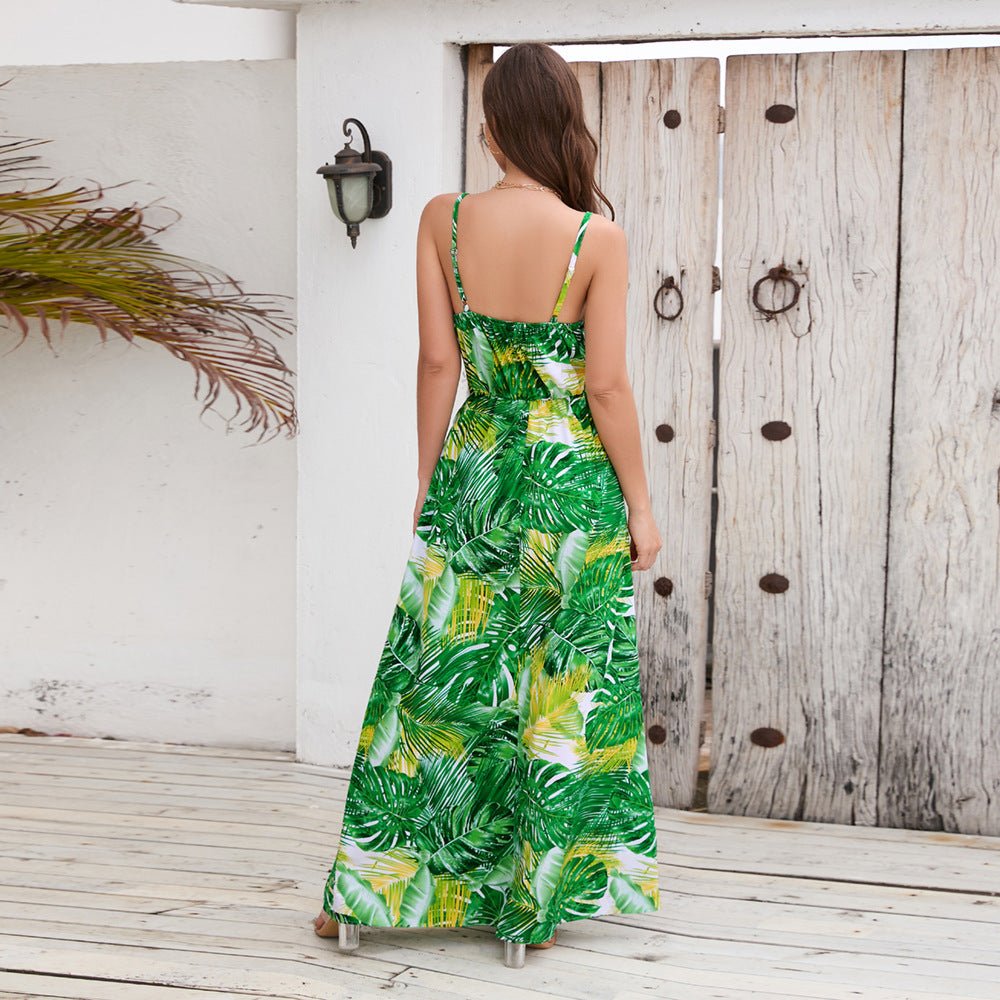 Long Floral Summer Beach Dress - Beachy Cover Ups