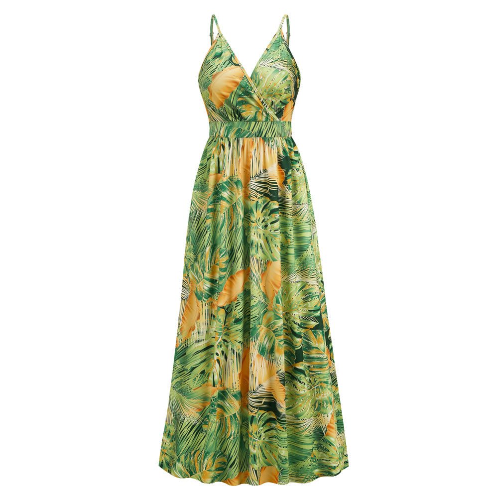 Long Floral Summer Beach Dress - Beachy Cover Ups