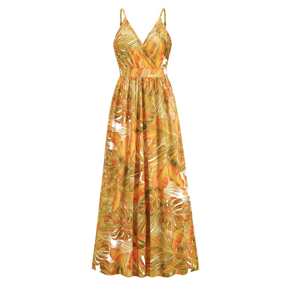 Long Floral Summer Beach Dress - Beachy Cover Ups