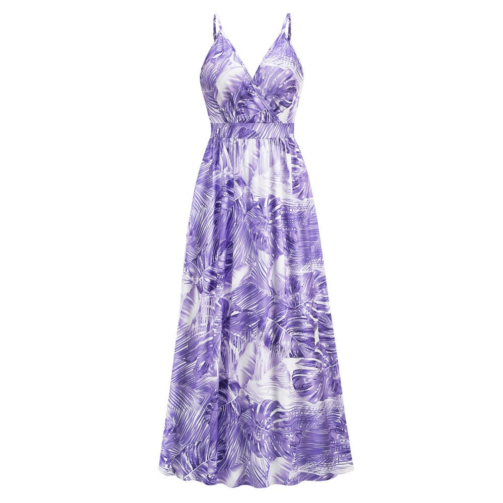 Long Floral Summer Beach Dress - Beachy Cover Ups