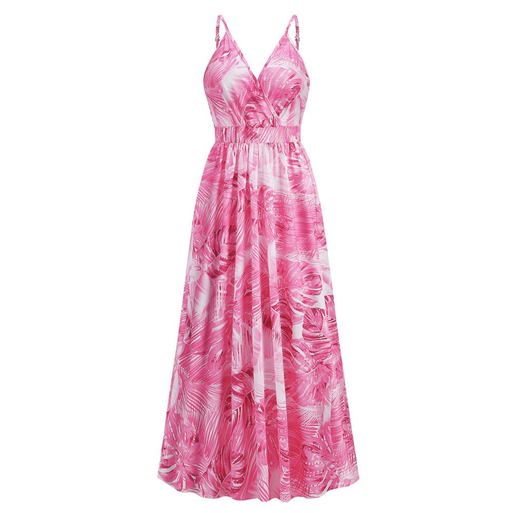 Long Floral Summer Beach Dress - Beachy Cover Ups