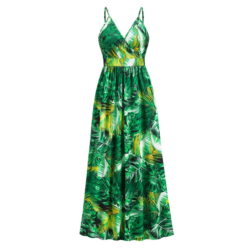 Long Floral Summer Beach Dress - Beachy Cover Ups