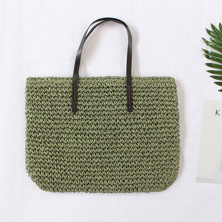 Spring New Beach Woven Straw Bag - Beachy Cover Ups